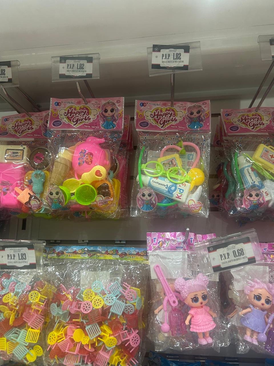 Play medical kits and mini doll sets